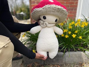 Handmade Mushroom Guy Plush: Stuffed Animal Toy - Etsy