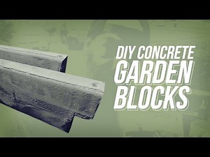 DIY CONCRETE GARDEN BOXES: How I made the molds and poured the concrete.