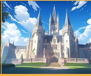 ArtStation - 404 Anime Gothic Castle Ground | Artworks