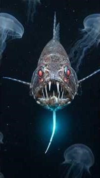 👀 The creepiest fish ever caught on camera! #coolfish #animals #mindblowingfacts #deepsea