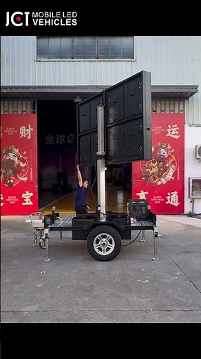4-sqm LED advertising trailer