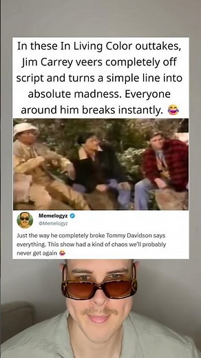 Jim Carrey’s off-script moment in In Living Color outtakes makes the whole cast crack up