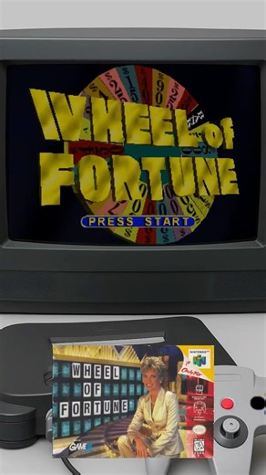 Wheel of Fortune on N64?! 📺🎮 Another TV Show Turned Game #WheelOfFortune