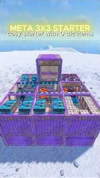 META 3X3 STARTER #rust #rustbase #rustgame #rustbasedesign #rustbunker #rustconsole #rustclips