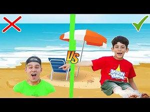 Un Día Inolvidable en la Playa con Jason y Alex | Aventuras para Niños y Familias