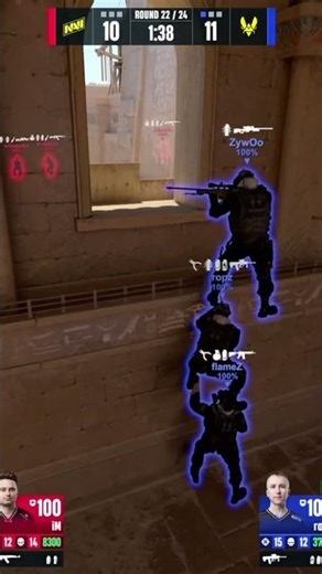 The UNSTOPPABLE ZywOo boost on Anubis 🏆 #Shorts #CS2 #ZywOo