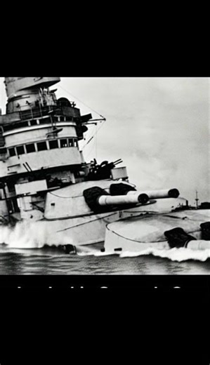 Italian Battleship Conte de Cavour sinking #battle #history #ww2 #sea #legendary #battleship