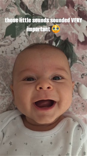 POV: Your 2 Month Old Starts a Full Body Conversation 😂👶