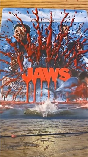 Jaws Steelbook Bluray! #aivideo #bluray #steelbooks #horror #films #movies #jaws #stevenspielberg