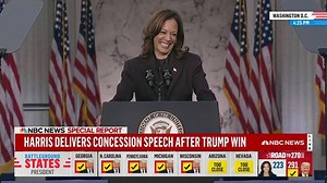 Kamala Harris delivers concession speech
