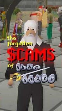 The forgotten SCAMS of RuneScape 💰🤯⚔️ #oldschoolrunescape #osrs