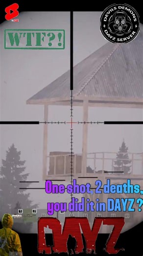 Double kill with one shot, DAYZ #dayz #sniper