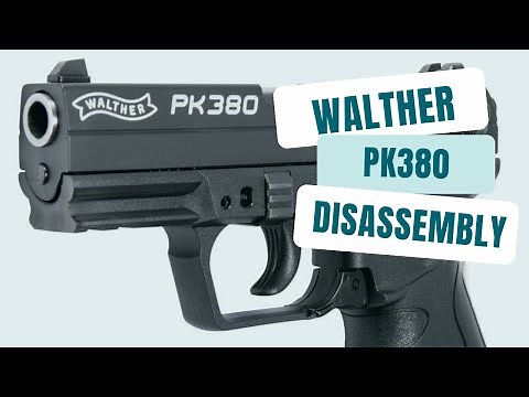 Walther PK380 Frame Disassembly
