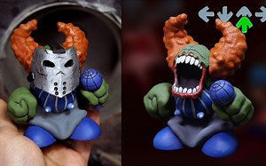 [FNF] Making Tricky the Clown Sculpture Timelapse [Madness Combat] - Friday Nigh