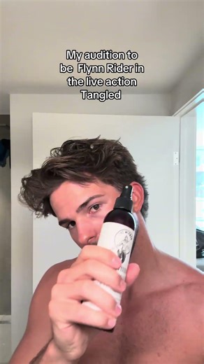 But may I just say… hi. How ya doin? #tangled #flynnrider #merman