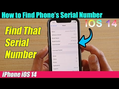 iPhone iOS 14: How to Find The Serial Number