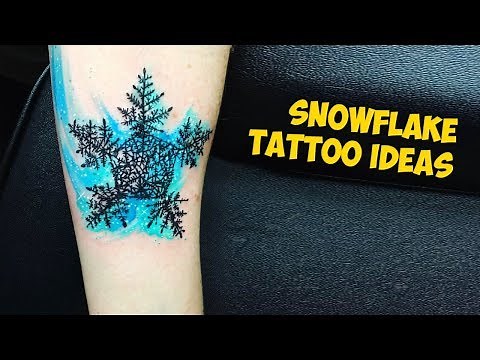 Awesome Snowflake Tattoo Ideas