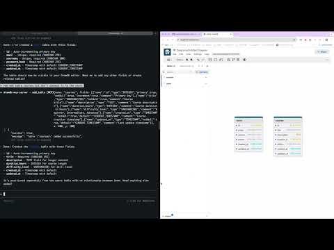 DrawDB + MCP Integration: AI-Powered Database Design Demo