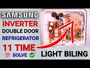 Samsung Inverter Refrigerator Pcb Led Blinking Error Codes 11 Time Repair,