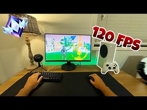 Fortnite on Xbox Series S | Keyboard and Mouse Gameplay | POV Handcam | 4K 120 FPS
