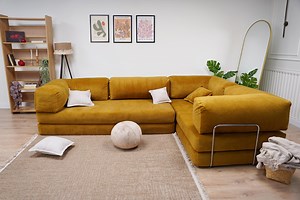 Modern Corner Livingroom Sofa, L-shaped Sectional Couch, Washable Cover, Home Living Decor, Minimalist Couch - Etsy