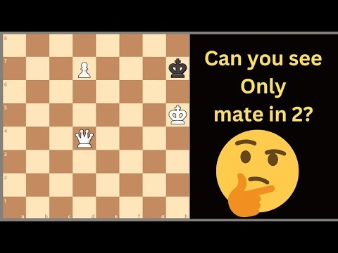 I Thought! "Easy" to see this checkmate in 2 moves puzzle!