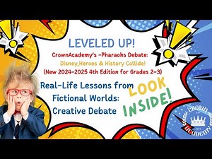 Debate Magic! Story-Based Debate Lessons for Grades 2–3 ( 4th Edition | Nov–Dec) Crown Academy 👑🧧