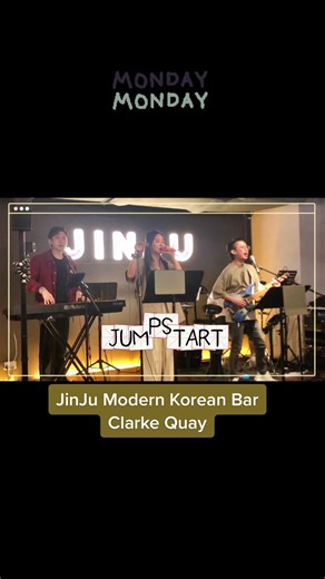 Live Music Performance by Singapore Band Jumpstart at JinJu Korean Bar