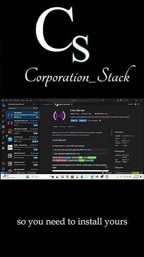 Get live HTML Preview in VS Code (Live Server Tutorial)