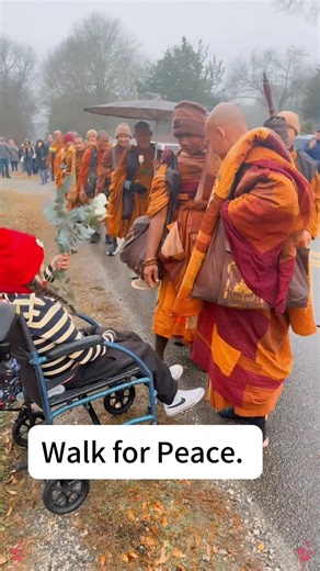 Buddhist Monks Walk 2,300 Kilometers for Peace