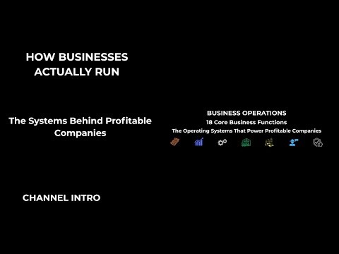 How Business Operations Actually Work