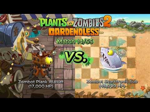 Zombot Plank Walker vs. Zombot Sharktronic Sub | Zombot Tournament - Match 14/55