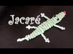 Beaded alligator - step-by-step