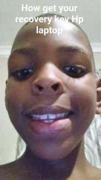 How to get the recovery key Hp laptop