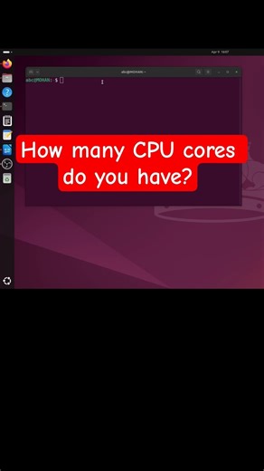 Part 10 | nproc | Linux tutorial series #linux #tutorial #ubuntu #coding #cpu #trending #shorts
