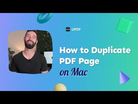 How to Duplicate PDF Page on Mac