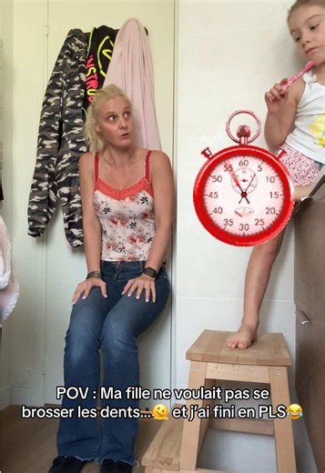 Et toi tu tiendrais combien de temps ? 😂 #challenge #maman #fitness #VieDeMaman #Parents