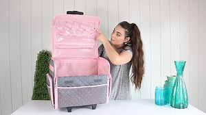 Watch Everything Mary Collapsible Rolling Sewing Machine Case on Amazon Live