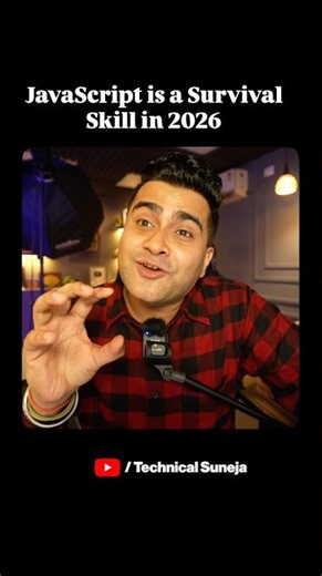 JavaScript is a Survival Skill in 2026 💯 #shorts #ai #javascript