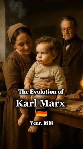 Evolution of Karl Marx 🇩🇪🧔‍♂️ | #KarlMarx #HistoryShorts #Marxism #Evolution #Philosophy