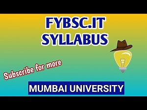 FYBSC IT syllabus mumbai university| BSCIT lectures online fybsc it lectures mumbai university