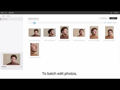 How to use Zno Retoucher