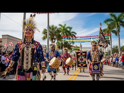 AMAZING Seminole Tribe Parade Florida 2026 🪶 | Unconquered People Native American Culture | 4K