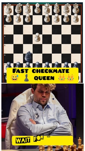 Fast checkmate 😂 👑👑 || #chess #checkmate #shorts