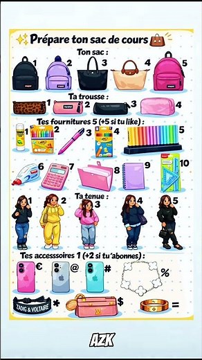 ✨ prépare ton sac de cours avec moi 🎒💖 back to school 2026 #backtoschool #aesthetic #shorts
