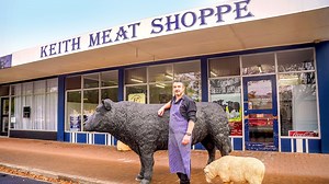 Keith Meat Shoppe is where Robyn's meat cuts are prepared and shipped to Alice Springs.
