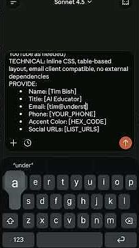Build a Professional Email Signature with AI in 60 Seconds ⚡