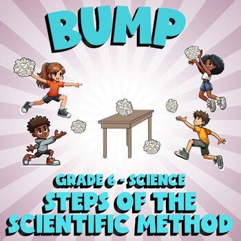 Steps of the Scientific Method BUMP Science Game - No Prep Grade 6 Review