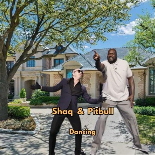 Pitbull and Shaq Dancing