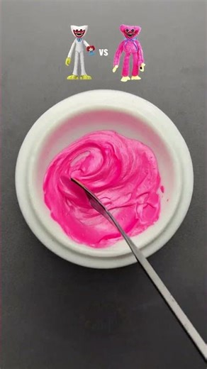 Poppy Playtime characters color mixing #satisfying #colormixing #oddlysatisfying #aksatisfy